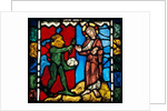 Christ's Temptation in the Wilderness. Troyes, France, early 13th century by Unknown