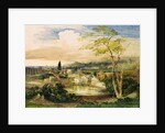 Rome from Borghese Gardens by Samuel Palmer