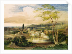 Rome from Borghese Gardens by Samuel Palmer