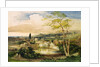 Rome from Borghese Gardens by Samuel Palmer