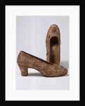 Bride's shoes by Unknown