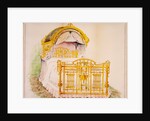 Design for a brass bed by Robert Lloyd Crosby & Co.