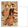 Snow, from The Snow, Moon and Flowers series by Katsukawa Shunsen