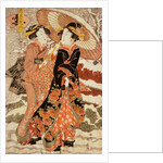 Snow, from The Snow, Moon and Flowers series by Katsukawa Shunsen