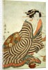 The Angry Drinker by Torii Kiyomitsu II