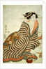 The Angry Drinker by Torii Kiyomitsu II