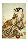 The Angry Drinker by Torii Kiyomitsu II