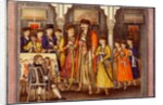 Tilly Kettle painting the portraits of Shuja ud-Daula and his 10 sons. Lucknow, India, early 19th century by Unknown