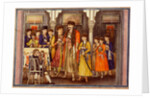 Tilly Kettle painting the portraits of Shuja ud-Daula and his 10 sons. Lucknow, India, early 19th century by Unknown