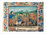 March, from The Playfair Book of Hours. France, late 15th century by Anonymous