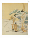 Snowdog by Suzuki Harunobu