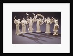 Figures from a table setting. France, 1903-05 by Agathon Léonard