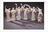 Figures from a table setting. France, 1903-05 by Agathon Léonard