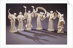 Figures from a table setting. France, 1903-05 by Agathon Léonard