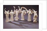 Figures from a table setting. France, 1903-05 by Agathon Léonard