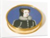 Gold oval snuff box by Unknown