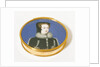 Gold oval snuff box by Unknown