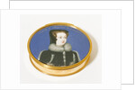Gold oval snuff box by Unknown