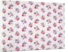 Printed fabric with tiny little sprigs of flowers by Unknown