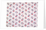 Printed fabric with tiny little sprigs of flowers by Unknown