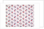 Printed fabric with tiny little sprigs of flowers by Unknown