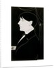 Aubrey Beardsley in profile by Aubrey Vincent Beardsley