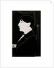Aubrey Beardsley in profile by Aubrey Vincent Beardsley