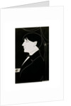 Aubrey Beardsley in profile by Aubrey Vincent Beardsley