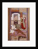 Khurstan and the lion by Riza Abbasi
