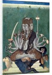 The Five-Faced Shiva. India, mid-18th century by Unknown
