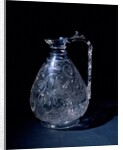 Rock crystal ewer with carved decoration. Probably Cairo, Egypt, 11th century by Unknown