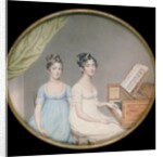 Miss Harriet & Miss Elizabeth Binney by John Smart. England, 1806. by John Smart