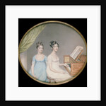 Miss Harriet & Miss Elizabeth Binney by John Smart. England, 1806. by John Smart