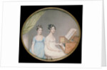 Miss Harriet & Miss Elizabeth Binney by John Smart. England, 1806. by John Smart