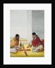 Two women playing Pachisi by Unknown