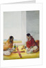 Two women playing Pachisi by Unknown