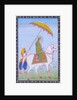 Ranjit Singh on horseback. Punjab, Pakistan, mid-19th century by Unknown