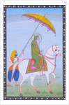 Ranjit Singh on horseback. Punjab, Pakistan, mid-19th century by Unknown