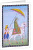 Ranjit Singh on horseback. Punjab, Pakistan, mid-19th century by Unknown