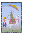 Ranjit Singh on horseback. Punjab, Pakistan, mid-19th century by Unknown