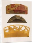 Ornamental hair combs by Unknown