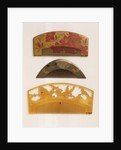 Ornamental hair combs by Unknown