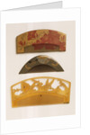 Ornamental hair combs by Unknown
