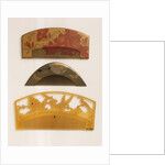 Ornamental hair combs by Unknown