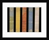 Five strips of patterned oriental paper by Unknown