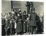 The Crowd Waiting to See a Policeman's Funeral by Unknown