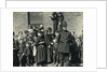 The Crowd Waiting to See a Policeman's Funeral by Unknown