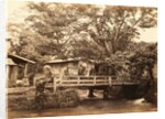 Bridge at the entrance to the town of Onica by Felice Beato