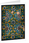 Painted tiles. Jaipur, India, late 19th century by Unknown