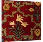 Carpet fragment. Mughal, India, mid-17th century by Unknown